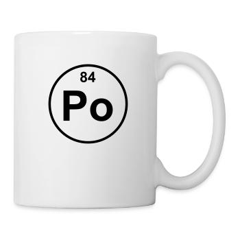 Polonium (Po) (element 84) - Mug - white - Right