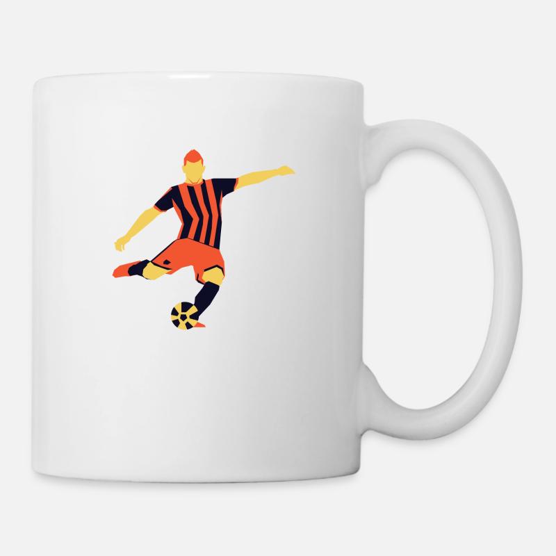 Fussballspieler - Tasse - Weiß