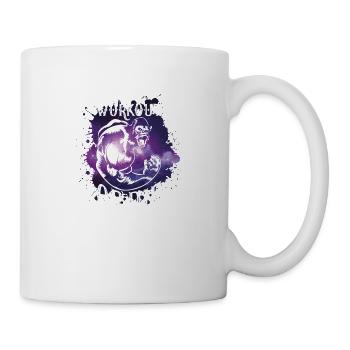 Puissance d'entraînement de gym de gorille - Mug blanc - blanc - Droite