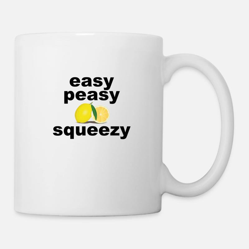Squeezy au citron facile à manger - Mug blanc - blanc