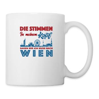 Vienna Shirt - They're right in my head - Gift - Mug - white - Right