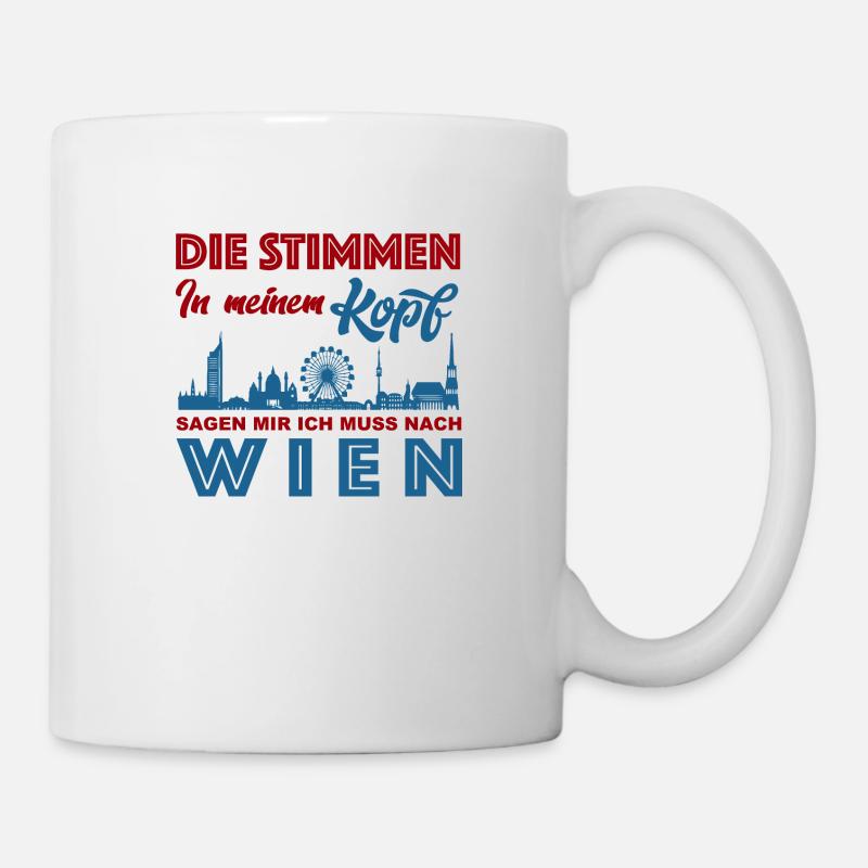 Chemise de Vienne - Ils sont juste dans ma tête - Cadeau - Mug blanc - blanc