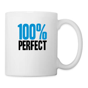 100 % Perfect - Mug blanc - blanc - Droite