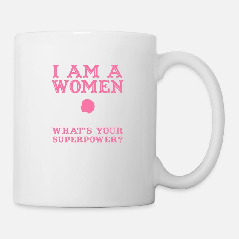 International Women's Day - 8th March - Gift idea - Mug - white