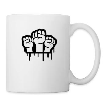 Revolution Graffiti - Mug blanc - blanc - Droite