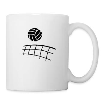Volleyball - Tasse - Weiß - Rechts
