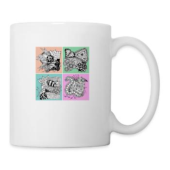 Zentangle pattern patterncontest - Mug - white - Right