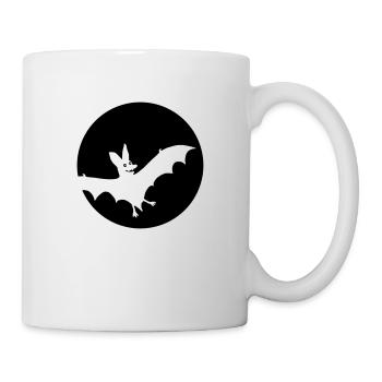 Fledermausmond - Tasse - Weiß - Rechts