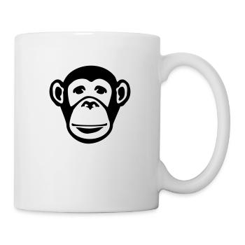 monkey_face_f1 - Mug - white - Right