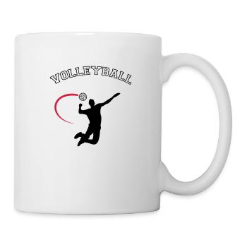 volleyball - Mug blanc - blanc - Droite