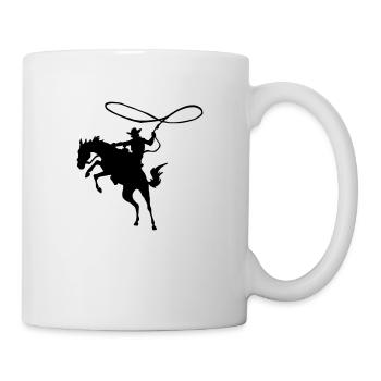 Cowboy - Tasse - Weiß - Rechts