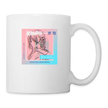 Kawaii - Harajuku-Stil - Tasse - Weiß - Rechts