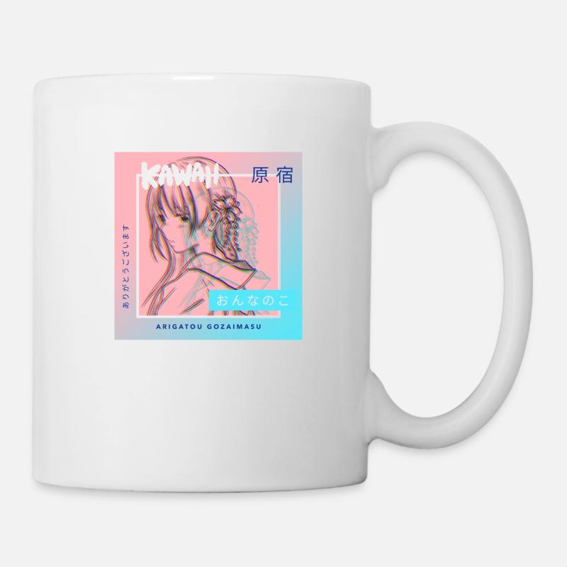 Kawaii - Style Harajuku - Mug blanc - blanc