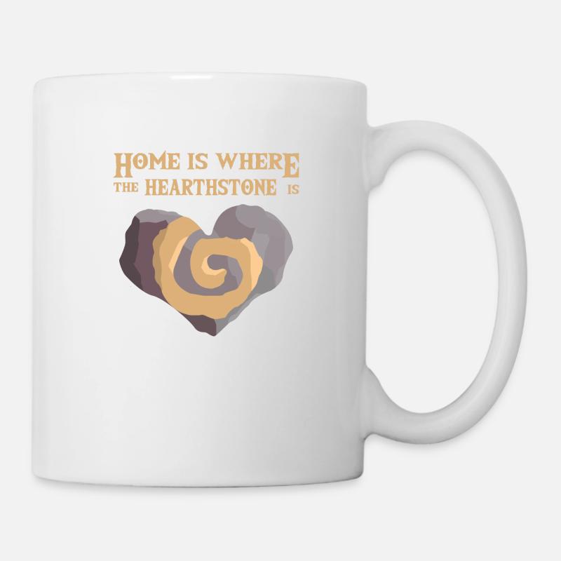 Home is where the hearthstone is - Tasse - Weiß