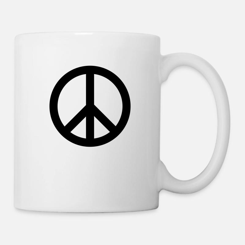 Peace Frieden - Tasse - Weiß