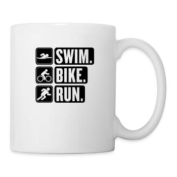 triathlon - Tasse - Weiß - Rechts