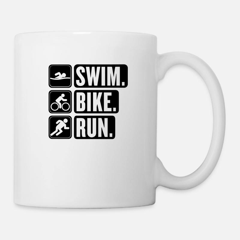 triathlon - Mug - white