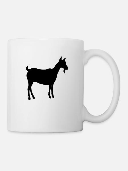 ziege - Tasse - Weiß