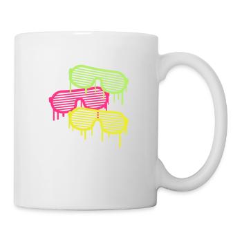 Graffiti Party Glasses - Tasse - Weiß - Rechts