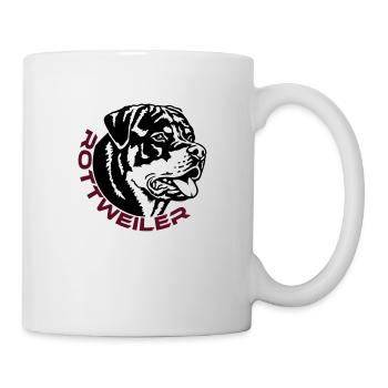 570 Rottweiler dog - Mug - white - Right