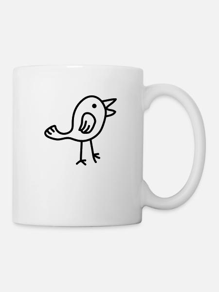 Bird - Tasse - Weiß