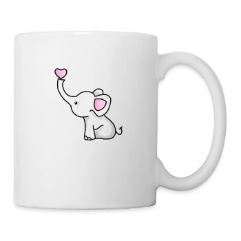 Elephant baby - Mug - white - Right