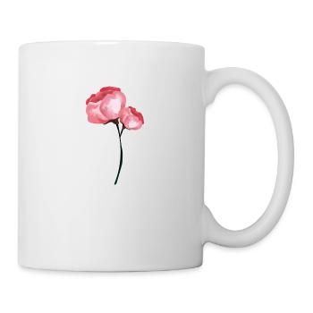 Flower Spring Peony Pink - Gift Idea - Mug - white - Right