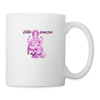 Lord Ganesha Violet - Mug - white - Right