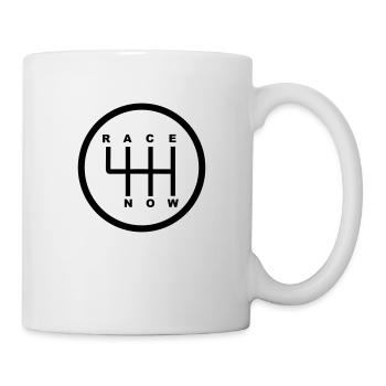 Race Now - Gang Schaltung - Tasse - Weiß - Rechts