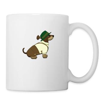 bayerischer Dackelbua - Tasse - Weiß - Rechts