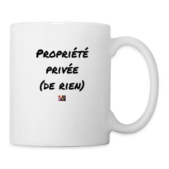 Private Property (Nothing) - Word Games Francois - Mug - white - Right