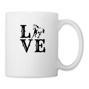 Love horse - Mug - white - Right