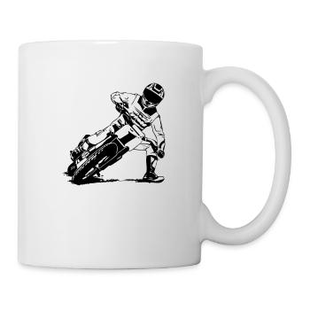 Flat Track Racer - Speedway - Tasse - Weiß - Rechts