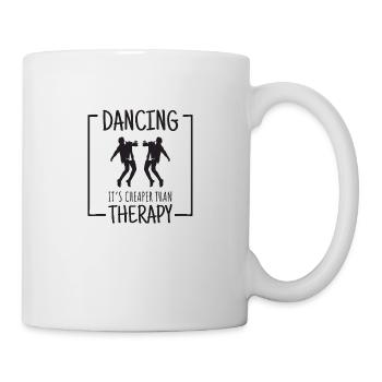 Tänzer Geschenk tanzen - Tasse - Weiß - Rechts