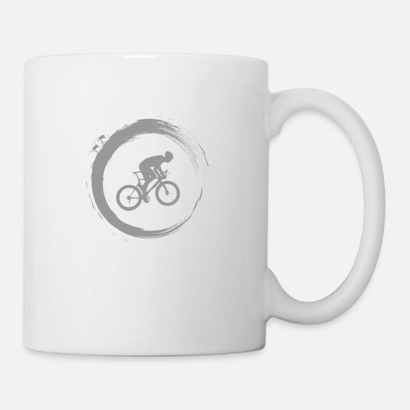 Rennrad - Tasse - Weiß
