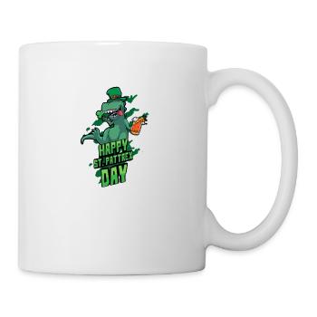 St. Patricks Day Druck Trex Irish Geschenk - Tasse - Weiß - Rechts