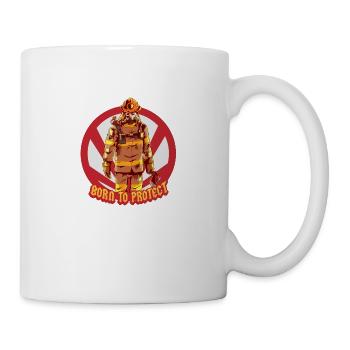 Fire Brigade Protect Vocation Gift Job - Mug - white - Right