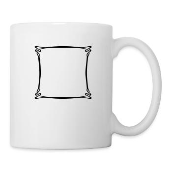 Rahmen frame - Tasse - Weiß - Rechts