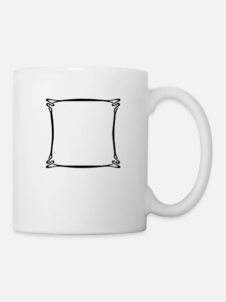 Rahmen frame - Tasse - Weiß