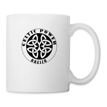 Celtic Breizh Power 3 - Tasse - Weiß - Rechts
