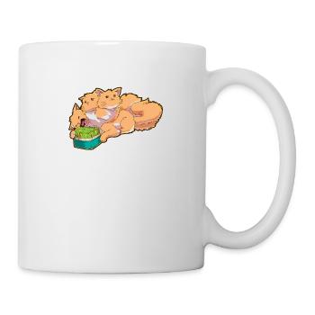 Cadeau moelleux Kerberos Chat Maine Coon - Mug blanc - blanc - Droite
