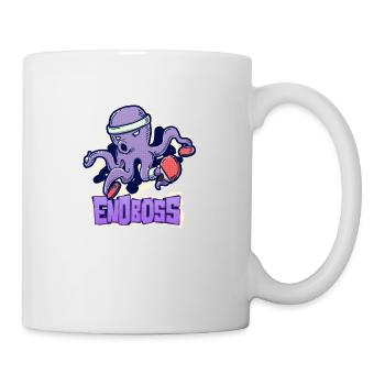 Oktopus Endboss Meister Tischtennis Geschenk - Tasse - Weiß - Rechts
