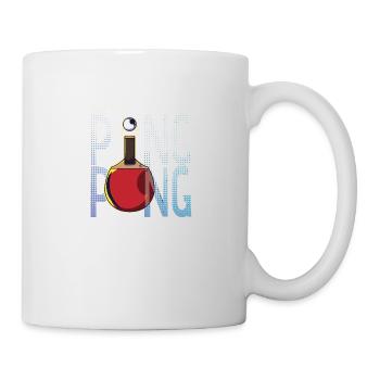 Cadeau de maître de tennis de table Word Ping Pong - Mug blanc - blanc - Droite