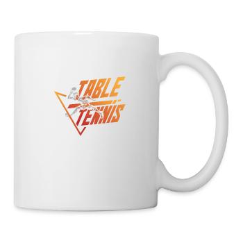 Tennis de table Sport Cadeau de maître tennis de table - Mug blanc - blanc - Droite