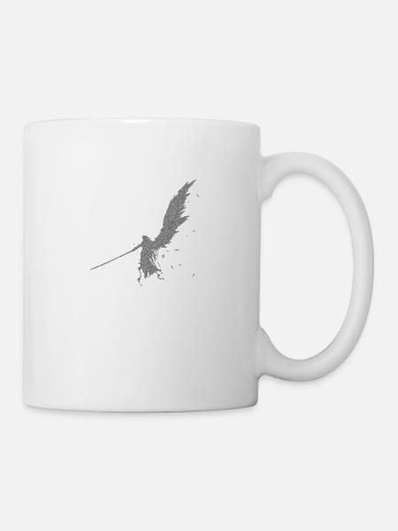 Langschwert-Engelswolke - Tasse - Weiß