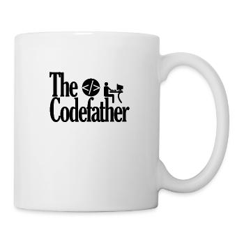 The Codefather Coding Programmieren Godfather Pate - Tasse - Weiß - Rechts