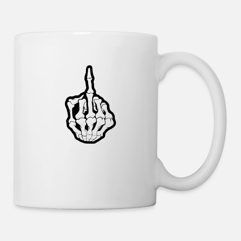 hand - Mug - white