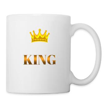Cadeau de chemise de passe-temps drôle Roi Aikido - Mug blanc - blanc - Droite