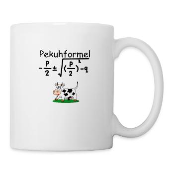 pq kuh formel - Tasse - Weiß - Rechts