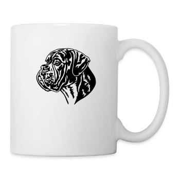 586 Boxer - Mug blanc - blanc - Droite